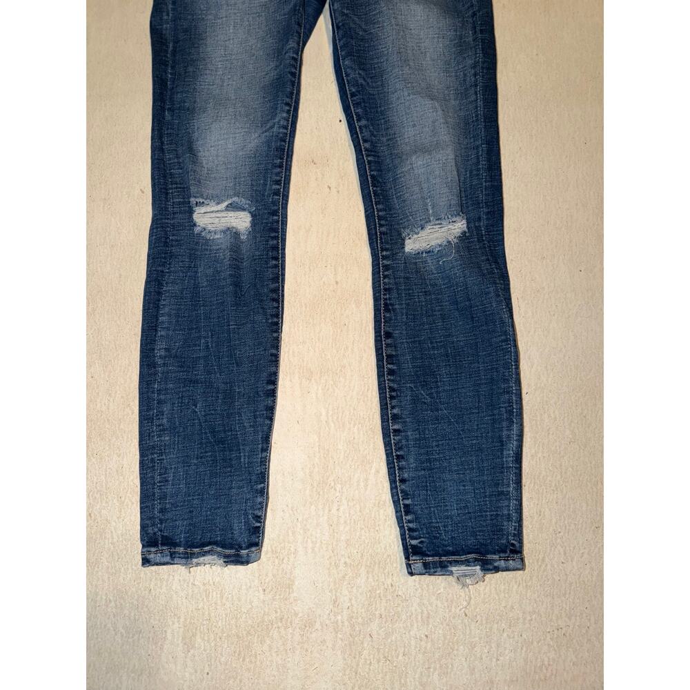 BKE women’s Billie slim fit high rise ankle skinny blue jeans - Picture 13 of 16